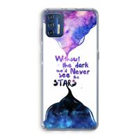 Stars quote: Motorola Moto G9 Plus Transparant Hoesje