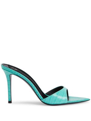Giuseppe Zanotti sandales Intriigo 70 mm - Bleu