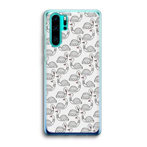 Zwanen: Huawei P30 Pro Transparant Hoesje