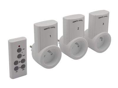 Set stopcontacten met afstandsbediening (3 stopcontacten afstandsbediening) Velleman - Velleman Set stopcontacten met afstandsbediening (3 stopcontacten afstandsbediening) Velleman - Velleman
