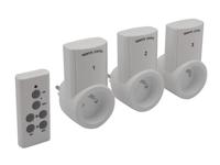 Set stopcontacten met afstandsbediening (3 stopcontacten afstandsbediening) - Velleman