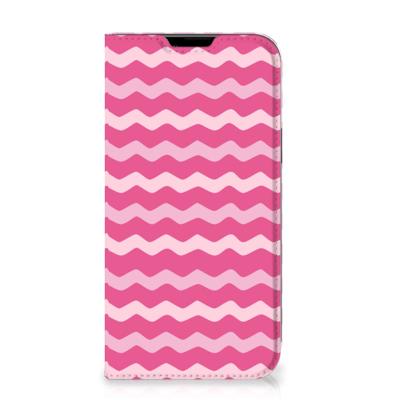 Apple iPhone 14 Plus | Hoesje met Magneet | Waves Pink