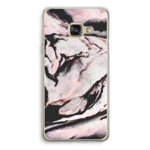 Roze stroom: Samsung Galaxy A3 (2016) Transparant Hoesje