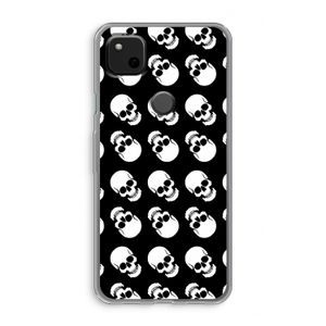Musketon Skulls: Google Pixel 4a Transparant Hoesje