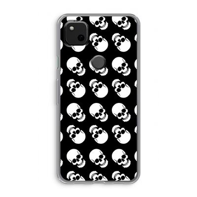 Musketon Skulls: Google Pixel 4a Transparant Hoesje