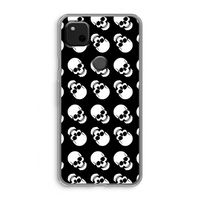 Musketon Skulls: Google Pixel 4a Transparant Hoesje