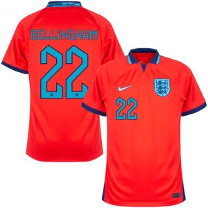 Engeland Shirt Uit 2022-2023 + Bellingham 22