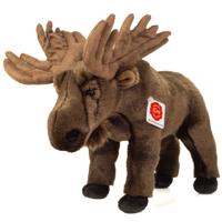 Knuffeldier Eland - zachte pluche stof - premium kwaliteit knuffels - bruin - 30 cm