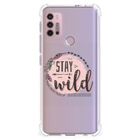 Motorola Moto G30 | G20 | G10 Stevig Bumper Hoesje Boho Stay Wild