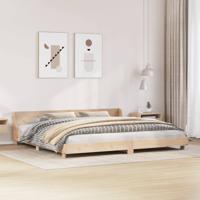 Bedframe zonder matras massief grenenhout 200x200 cm