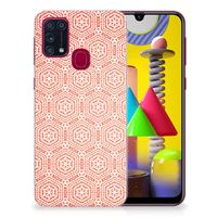 Samsung Galaxy M31 TPU bumper Pattern Orange