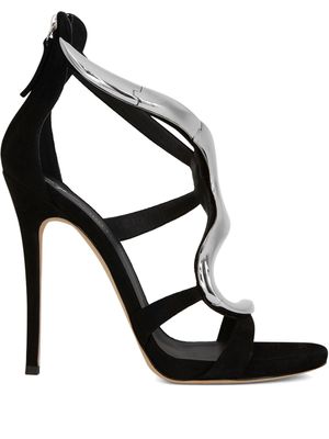 Giuseppe Zanotti sandales Venere 120 mm - Noir