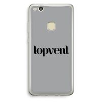 Topvent Grijs Zwart: Huawei Ascend P10 Lite Transparant Hoesje