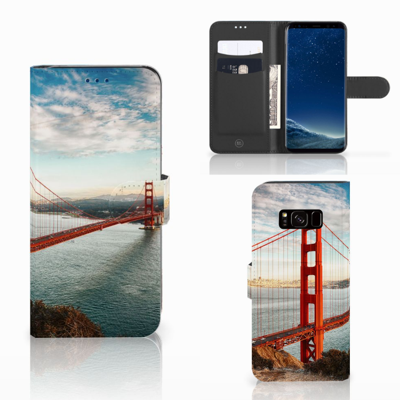 Samsung Galaxy S8 | Flip Cover | Golden Gate Bridge
