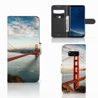 Samsung Galaxy S8 | Flip Cover | Golden Gate Bridge