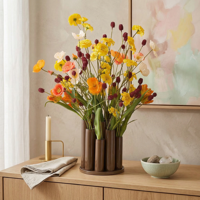 Kunstboeket Jenae Jackson 65 cm in Twisted Tubevaas