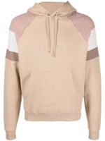 Saint Laurent hoodie colour block à logo brodé - Tons neutres - thumbnail