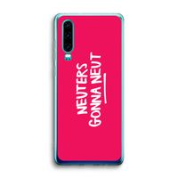 Neuters (roze): Huawei P30 Transparant Hoesje