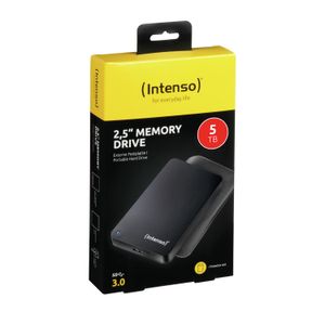 Intenso Memory Drive 5 TB Externe harde schijf (2,5 inch) USB 3.2 Gen 1 Zwart 6023513