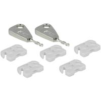 Delock 20648 USB-A-poortslot Set van 5 stuks Wit Incl. 2 sleutels - thumbnail