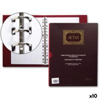 Notulenboek Miquelrius Rood A4 100 Lakens (10 Stuks)