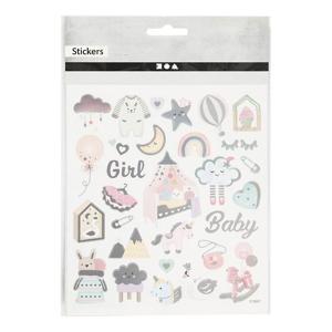 Creativ Company Stickers baby girl, 1 vel
