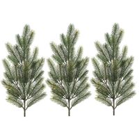 3x Groene kersttakken / dennentakjes 66 cm kerstversiering