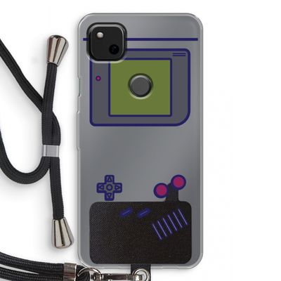 Game On: Pixel 4a Transparant Hoesje met koord