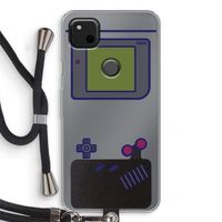 Game On: Pixel 4a Transparant Hoesje met koord
