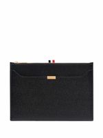 Thom Browne petite pochette à fermeture zippée - Noir