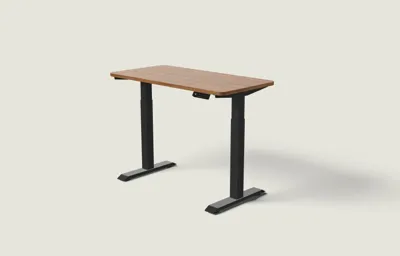 Desktronic HomeOne bureau Zwart / Walnoot / 120x60 cm