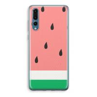 Watermeloen: Huawei P20 Pro Transparant Hoesje - thumbnail