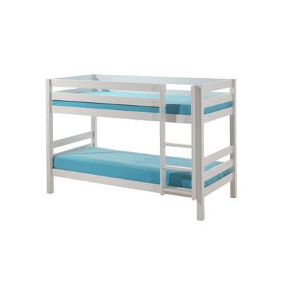 Leen Bakker - Vipack Stapelbed Pino - 209,4x105,4x140 Cm - Grenenhout - Wit - 209.4x105.4x140 Cm