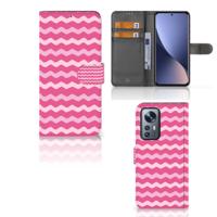 Xiaomi 12 Pro | Telefoon Hoesje | Waves Pink