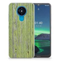 Nokia 1.4 | Bumper Hoesje | Green Wood