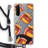 Hamburger: OnePlus Nord Transparant Hoesje met koord