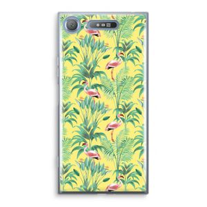 Flamingo party: Sony Xperia XZ1 Transparant Hoesje