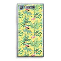 Flamingo party: Sony Xperia XZ1 Transparant Hoesje