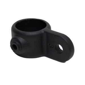 Scharnierdeel mat zwart structuur steigerbuis met inbusbout steigerbuis Ø 33.7mm