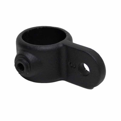 Scharnierdeel mat zwart structuur steigerbuis met inbusbout steigerbuis Ø 33.7mm