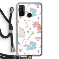 Fantasiewereld: Huawei P Smart (2020) Transparant Hoesje met koord