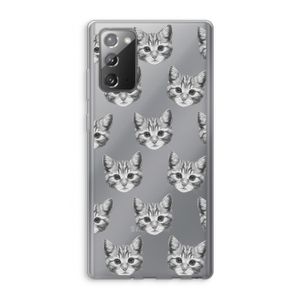 Kitten: Samsung Galaxy Note 20 / Note 20 5G Transparant Hoesje