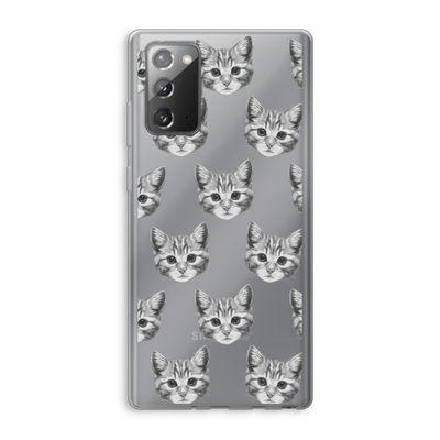 Kitten: Samsung Galaxy Note 20 / Note 20 5G Transparant Hoesje