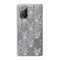 Kitten: Samsung Galaxy Note 20 / Note 20 5G Transparant Hoesje