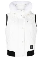 Moose Knuckles gilet matelassé Liberty à capuche - Blanc - thumbnail