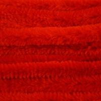 Chenille draad - 20x - rood - 14 mm x 50 cm - hobby/knutsel materialen Chenille draad - 20x - rood - 14 mm x 50 cm - hobby/knutsel materialen
