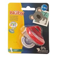 Nuby Fopspeen Natural Flex Kers 0-6m