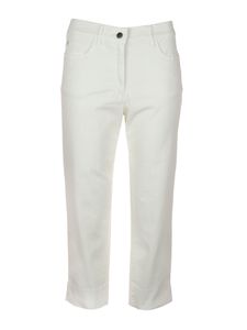Zerres - Wit  GRETA capri jeans - Maat 50