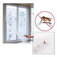 DIY vliegen Mosquito Bug Mesh venster scherm zelfklevende Anti-mosquito Net(130X150cm)