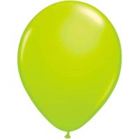 8x stuks Neon fel groene latex ballonnen 25 cm - thumbnail